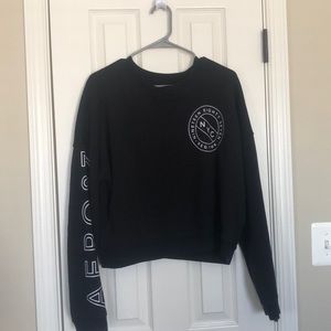 black crew neck from aeropostale